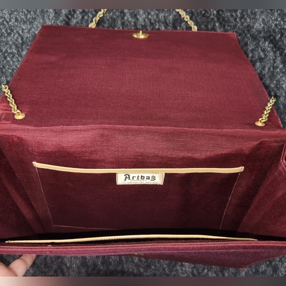 Vintage 1970s Embroidered Boho Handbag - Picture 6 of 7